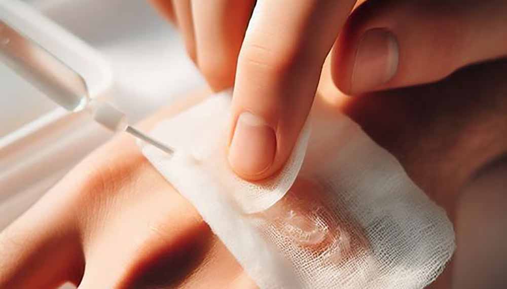 rana fiziološka raztopina